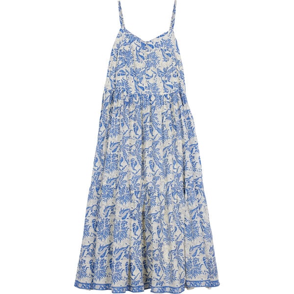 Women's Rio Floral Print Dress, Blue - roma label Dresses | Maisonette