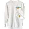 Women's Luck On The Cuff Sweatshirt, White - Sweatshirts - 1 - thumbnail