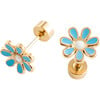 The Blue Daisy - Earrings - 1 - thumbnail