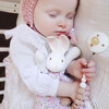 Havah the Bunny Lovey with Natural Rubber Teether Head - Teethers - 2