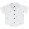 Boys Jack Shirt, Bunny Embroidery - Shirts - 1 - thumbnail