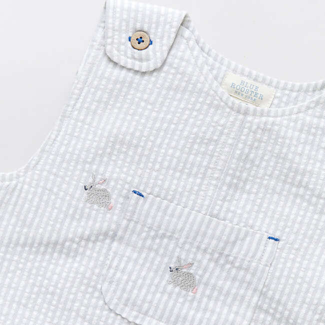 Baby Boys Noah Jumper, Bunny Embroidery - Sweaters - 2