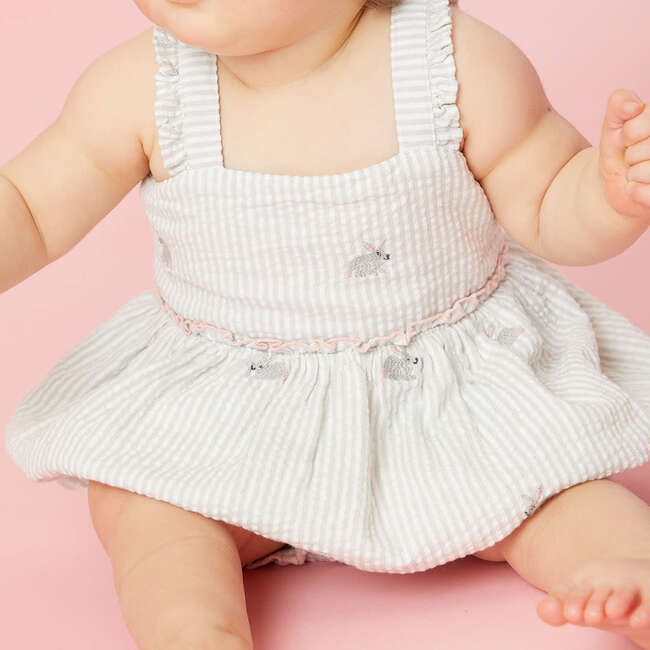 Baby Girls Sierra Bubble, Bunny Embroidery - Onesies - 3