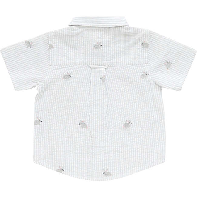 Boys Jack Shirt, Bunny Embroidery - Shirts - 7