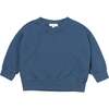 Everyday Ribbed Cuff Drop Shoulder Sweatshirt, Coast - Sweatshirts - 1 - thumbnail
