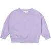 Everyday Ribbed Cuff Drop Shoulder Sweatshirt, Lilac - Sweatshirts - 2
