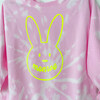 Personalizable Bunny Tie-Dye T-Shirt, Pink - Tees - 2