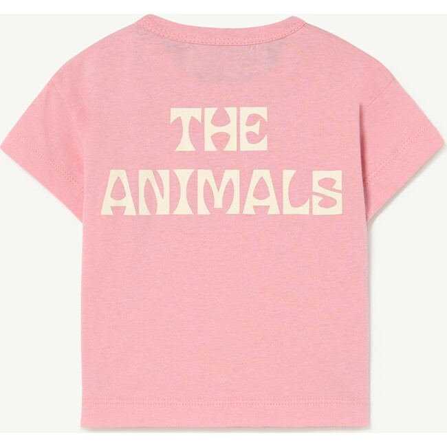 The Animals Form Rooster Baby T-Shirt, Pink - T-Shirts - 2