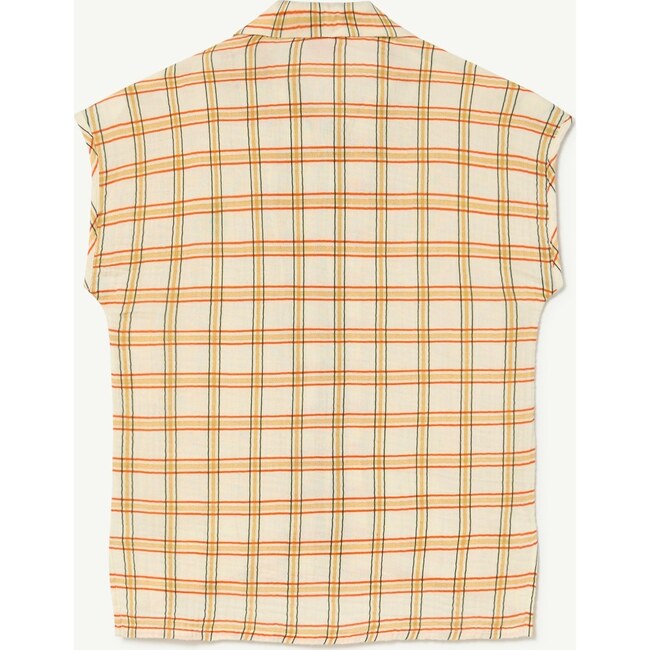 Squares Kangaroo Shirt, White - Shirts - 2