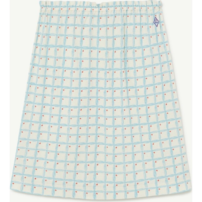 Square Kitten Skirt, White