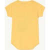 The Animals Chimpanzee Short Sleeve Baby Body, Yellow - Onesies - 2
