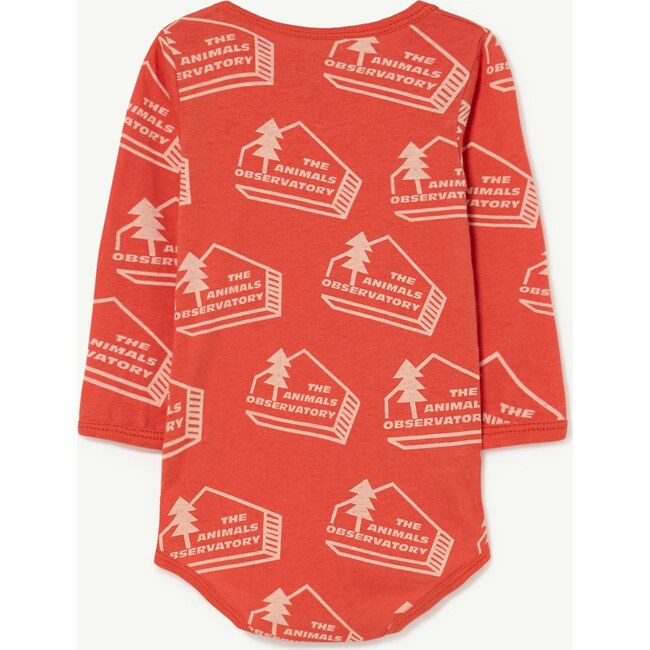 The Animals House Long Sleeve Wasp Baby Body, Red - Onesies - 2