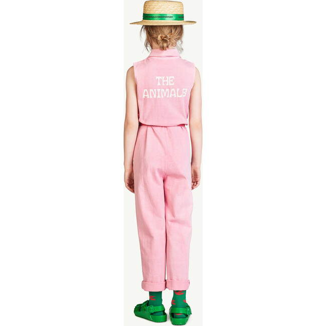 The Animals Form Grasshoper Jumpsuit, Pink - Rompers - 4