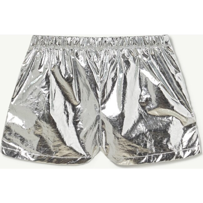 Shiny Logo Calm Pants, Silver - Pants - 2