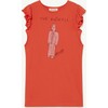 Mysterious Man Fly Dress, Red - Dresses - 1 - thumbnail