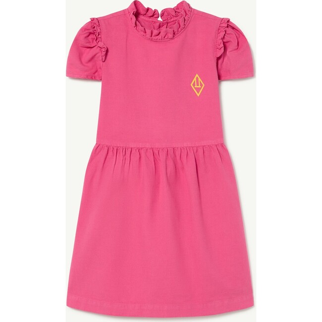 Logo Tortoise Dress, Pink - Dresses - 1