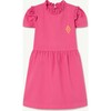 Logo Tortoise Dress, Pink - Dresses - 1 - thumbnail