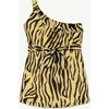 Zebra Weasel Dress, Yellow - Dresses - 2