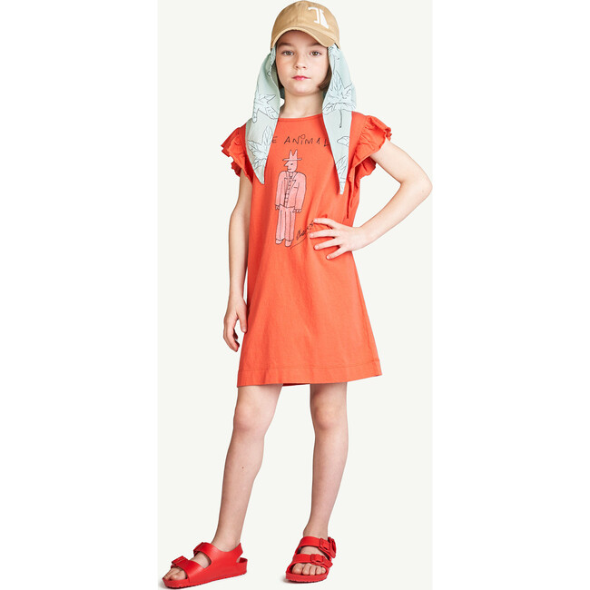 Mysterious Man Fly Dress, Red - Dresses - 3