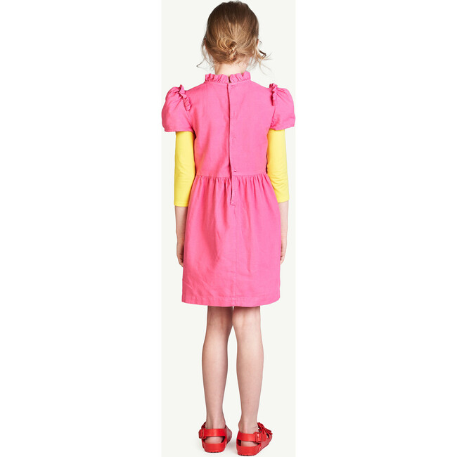Logo Tortoise Dress, Pink - Dresses - 4