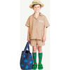 Magpie Stripes Pyjamas, Camel - Pajamas - 2