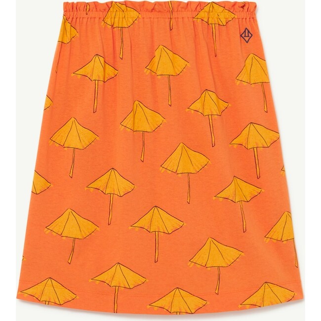 Umbrellas Kitten Skirt, Orange