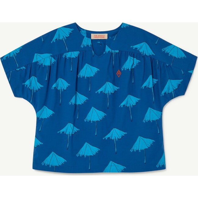 Umbrellas Lamb Shirt, Deep Blue - Shirts - 1