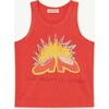Wizard Frog Tank, Red - Tank Tops - 1 - thumbnail