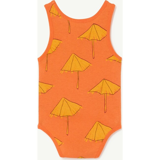 Umbrellas Turtle Baby Body, Orange - Onesies - 2