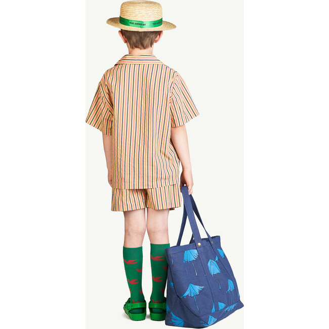 Magpie Stripes Pyjamas, Camel - Pajamas - 3