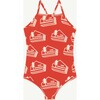 The Animals Houses Trout Swimsuit, Red - One Pieces - 1 - thumbnail