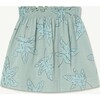 Leaves Wombat Skirt, Blue - Skirts - 2