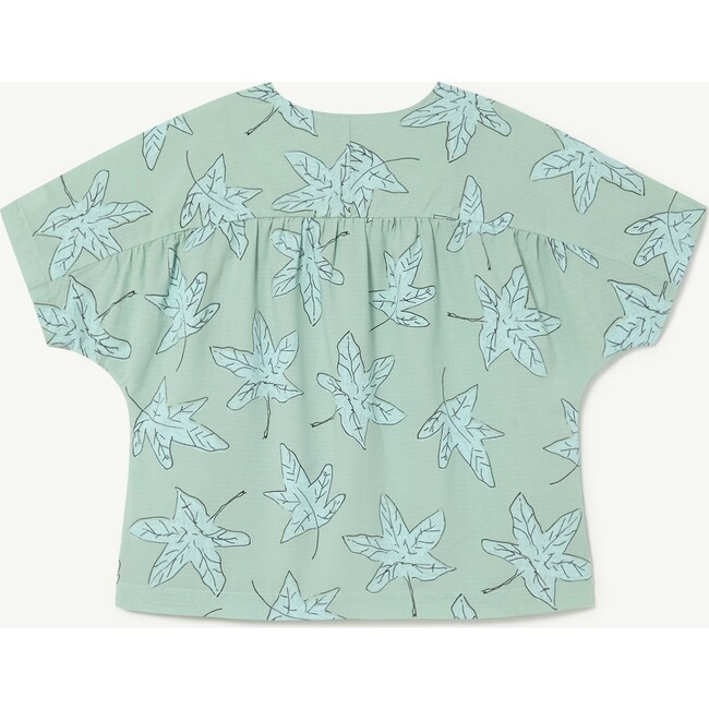Leaves Lamb Shirt, Blue - Shirts - 2