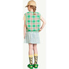 Leaves Wombat Skirt, Blue - Skirts - 4
