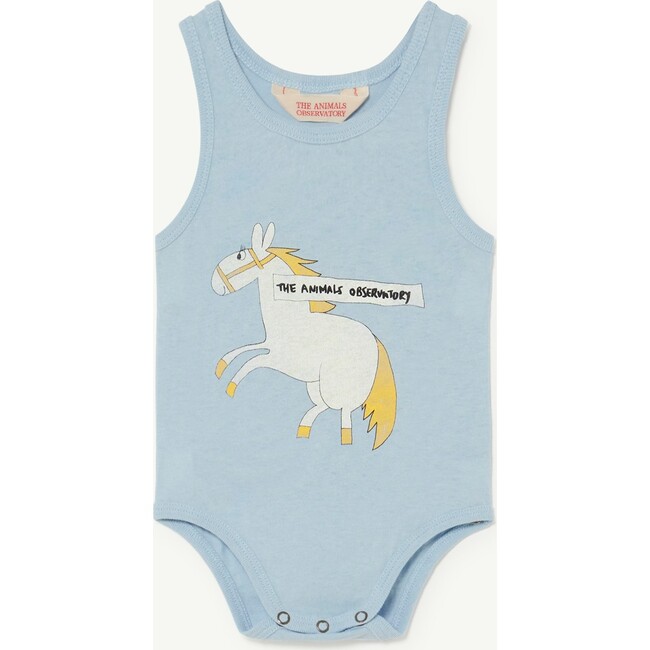 Horse Turtle Baby Body, Blue