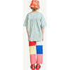 Leaves Lamb Shirt, Blue - Shirts - 4