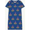 Hats Gorilla Dress, Deep Blue - Dresses - 1 - thumbnail
