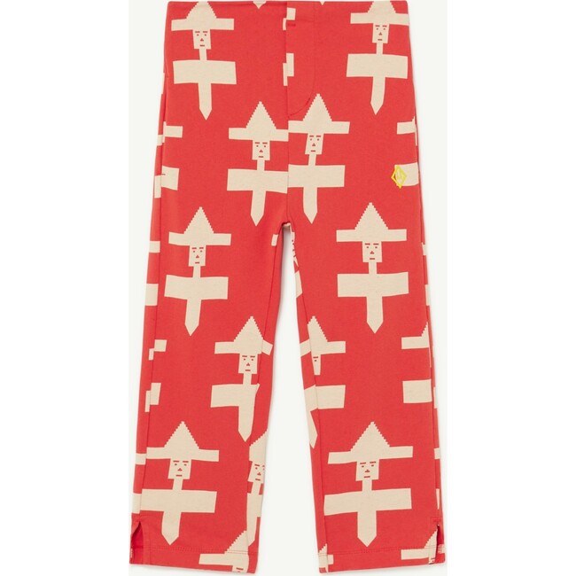 Geometric Form Camaleon Pants, Red