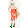 Geometrical Form Otter Dress, Red - Dresses - 4