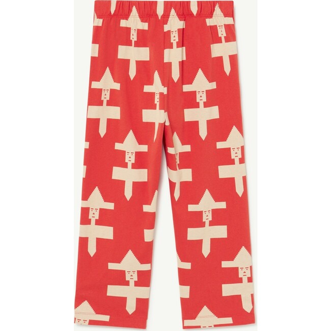 Geometric Form Camaleon Pants, Red - Pants - 2