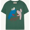 Puppets Rooster T-Shirt, Green - T-Shirts - 1 - thumbnail