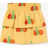 Fruits Kiwi Skirt, Yellow - Skirts - 2