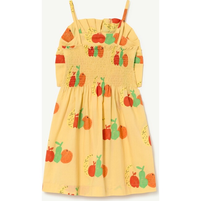 Fruits Dragonfly Dress, Yellow - Dresses - 2