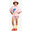 Puppets Bear Oversize Sweatshirt, Pink - Sweatshirts - 3