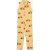 Fruits Grasshoper Jumpsuit, Yellow - Rompers - 1 - thumbnail