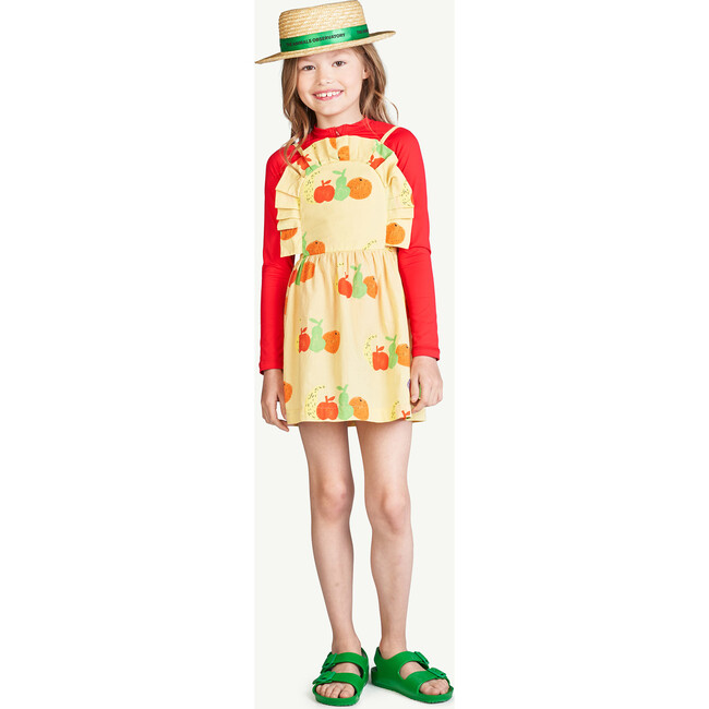 Fruits Dragonfly Dress, Yellow - Dresses - 3