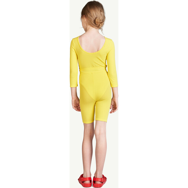 Sardine Leggings, Yellow - Leggings - 4