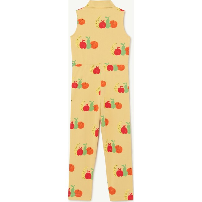 Fruits Grasshoper Jumpsuit, Yellow - Rompers - 2