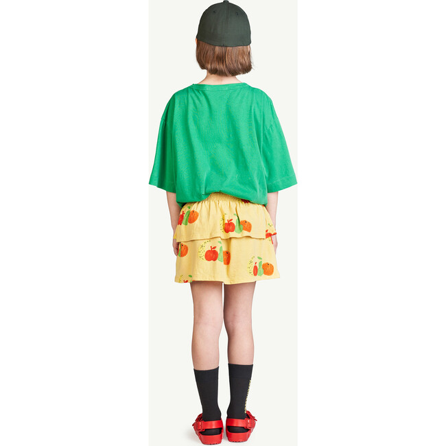Fruits Kiwi Skirt, Yellow - Skirts - 4
