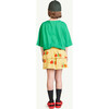 Fruits Kiwi Skirt, Yellow - Skirts - 4